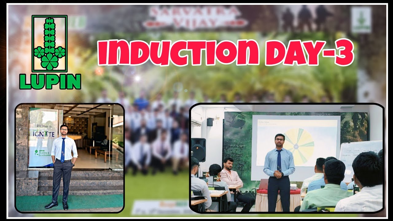 Lupin Induction Training Day 3 ✨ starting of the Medical Rep journey 🔥