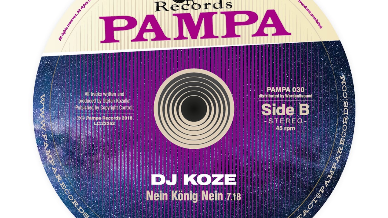 DJ Koze - Nein K&ouml;nig Nein (PAMPA030)