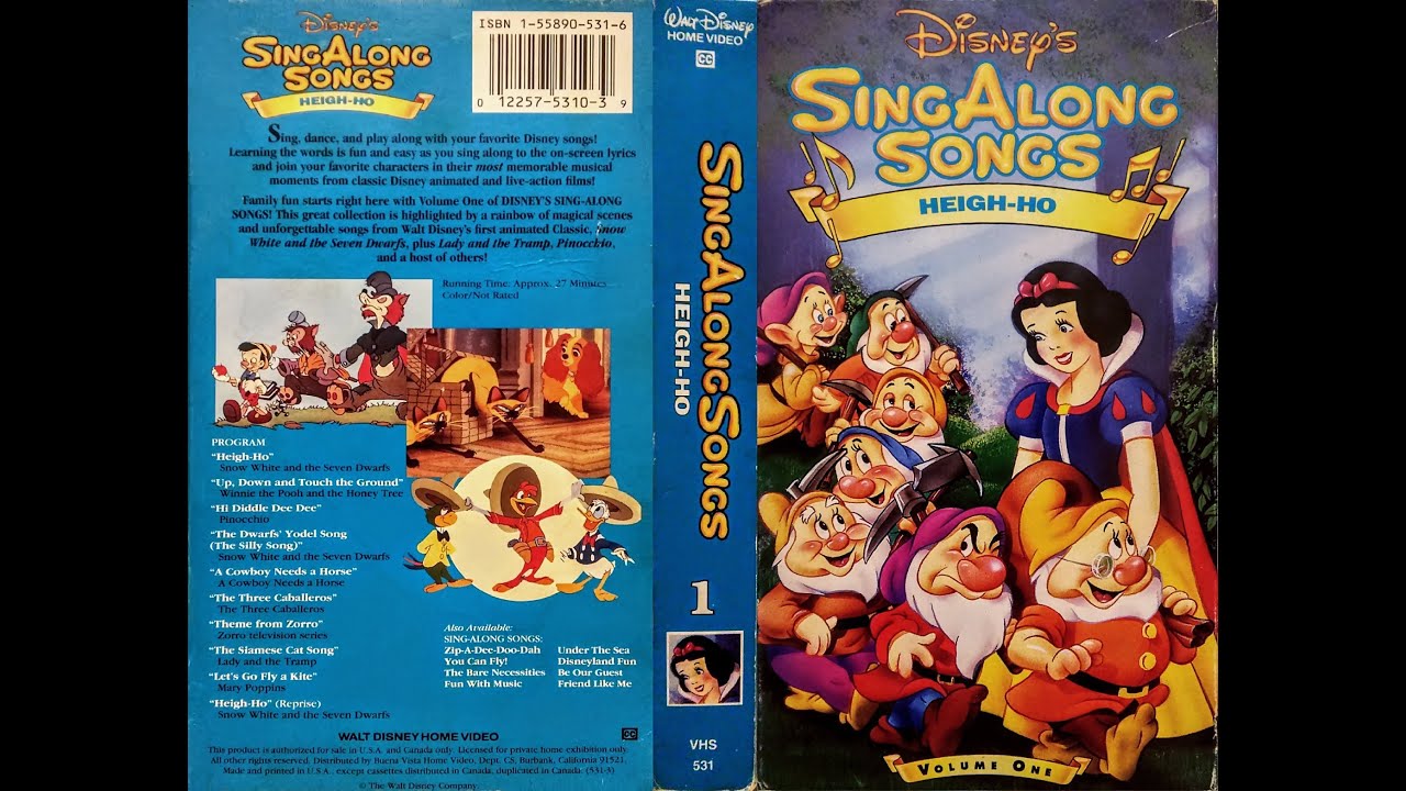 Closing to Disney's Sing Along Songs - Heigh Ho 1993 VHS