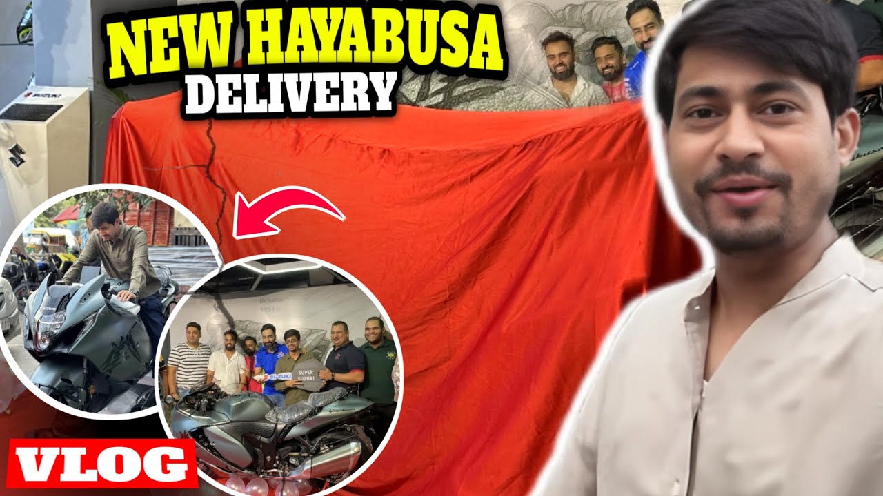 Finally India ki pehli green color wali Hayabusa leli 