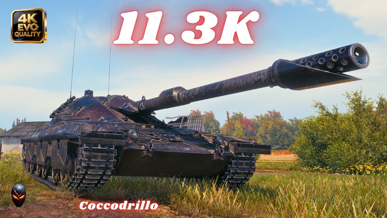 Coccodrillo 11.3K Damage 7 Kills & Vulcan 10K Damage 9 Kills  World of Tanks #wot