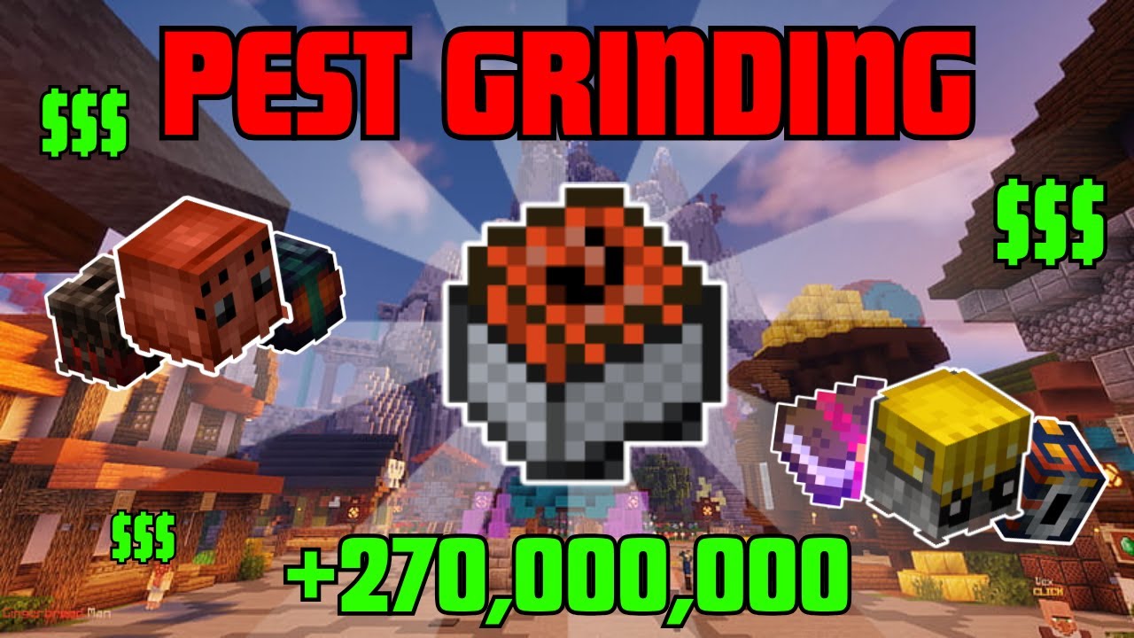 The ULTIMATE Guide to PEST GRINDING!!! (Hypixel Skyblock Guide)