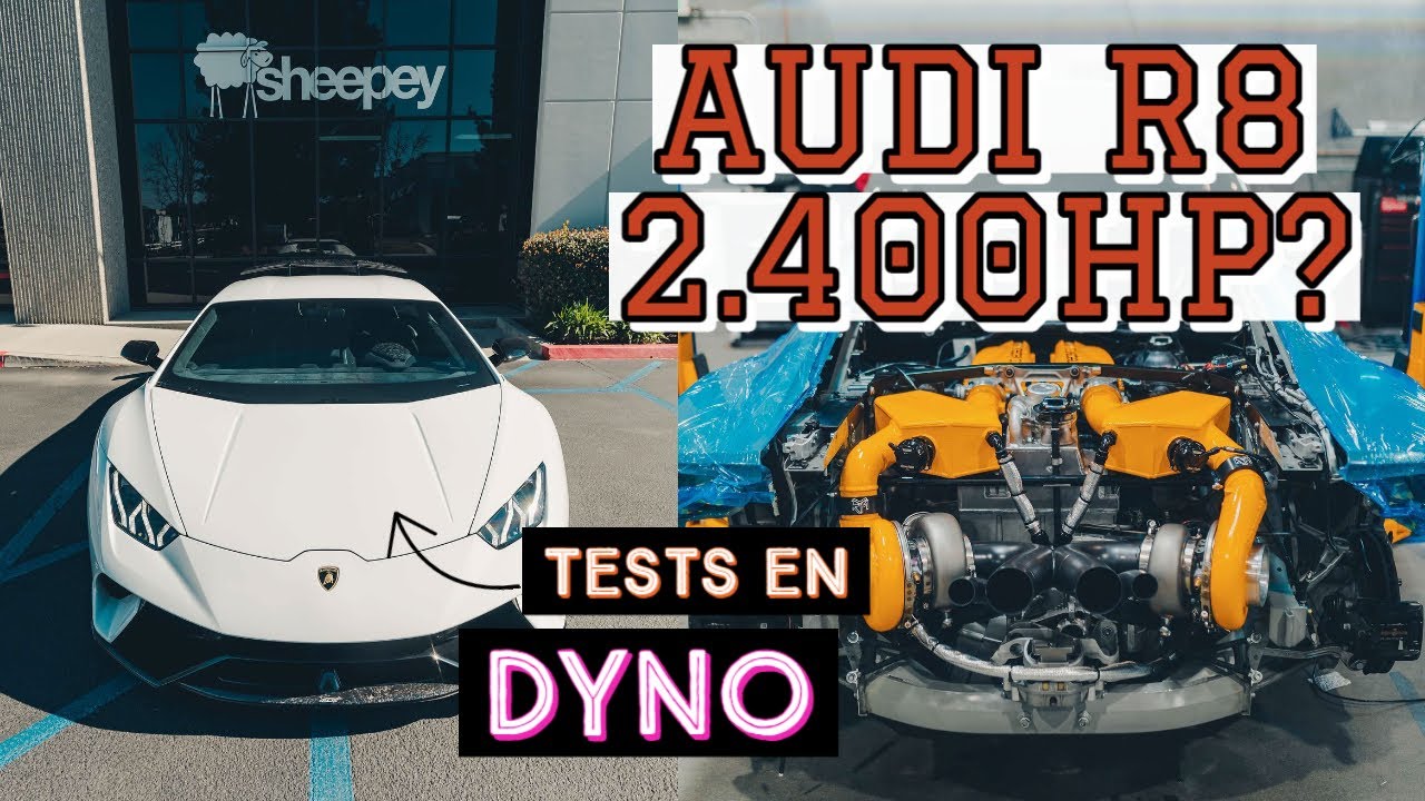 Audi R8 de 2.400HP? Lamborghini en la arena? Sheepey OFFROAD? ll DYNO TESTS @Sheepey Race