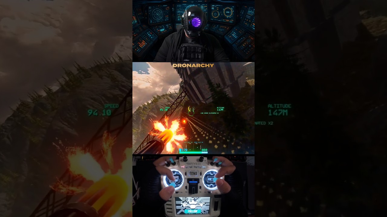 Firehawk FPV Sim: Ruthless Mode #gaming #drone #youtubeshorts
