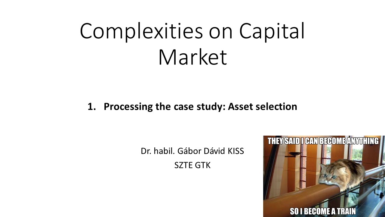 1. Processing the case study: Asset selection