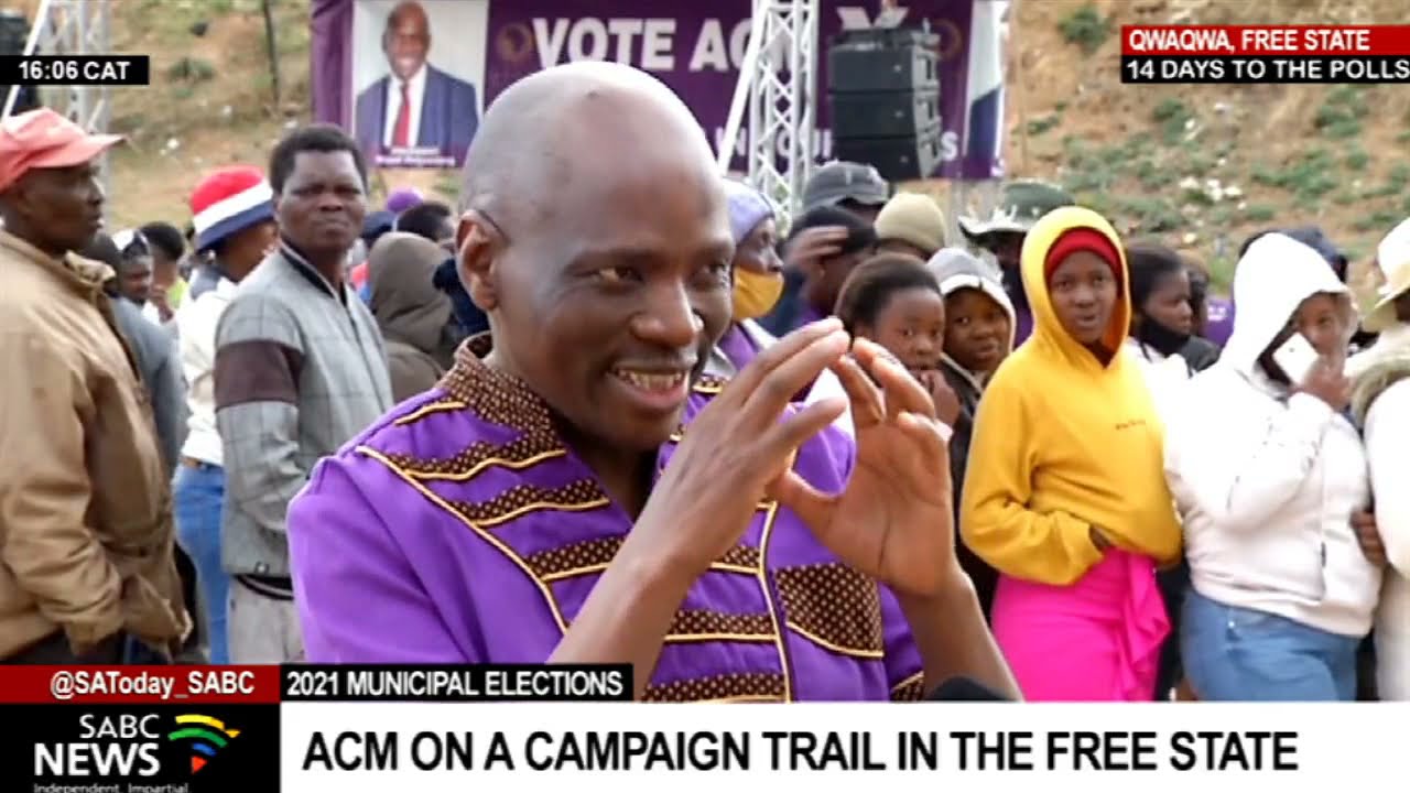 LGE 2021 | ACM President Hlaudi Motsoeneng takes election campaign to Qwaqwa