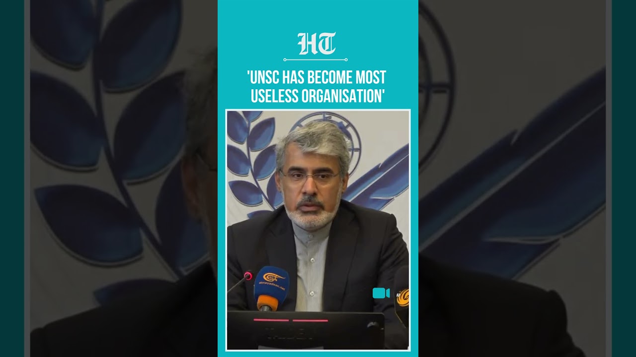 Israel-Iran Conflict: Iran UN Envoy Ali Bahreini Slams UNSC | #shorts