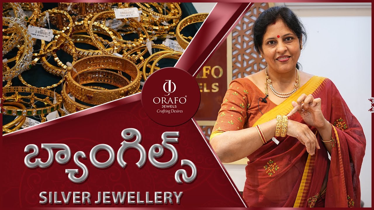 Bangles Collection: Silver Jewellery with Gold Polish by Orafo Jewels