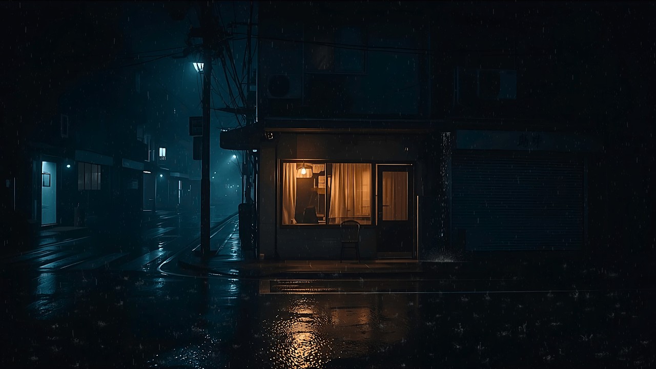 Tokyo After Midnight Rain  🌧  Gentle Lofi Beats for Better Sleep
