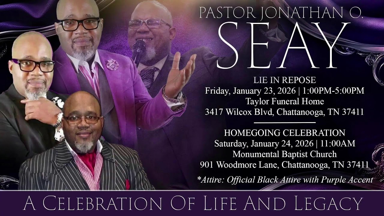 Celebration of Life for Pastor Jonathan O Seay