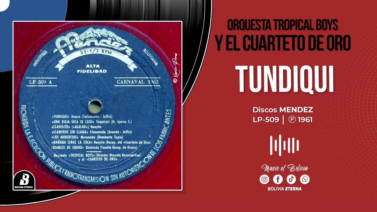 ORQUESTA TROPICAL BOYS Y EL CUARTETO DE ORO - TUNDIQUI (LP)