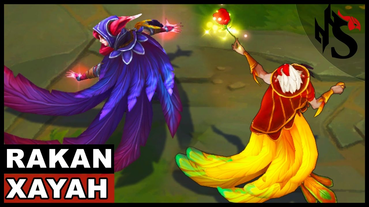 All Xayah and Rakan Skins Spotlight (League of Legends)