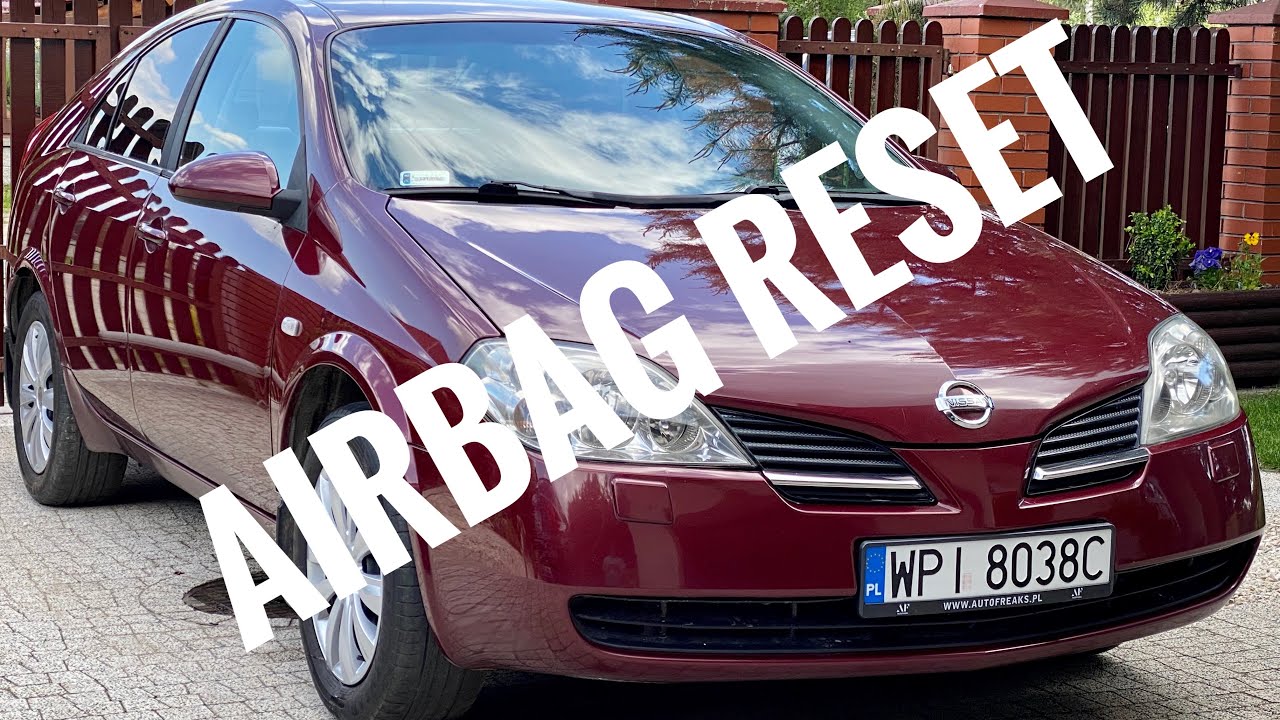 AirBag reset Nissan Primera P12 bez użycia komputera W1N0G8EB5MF878684
