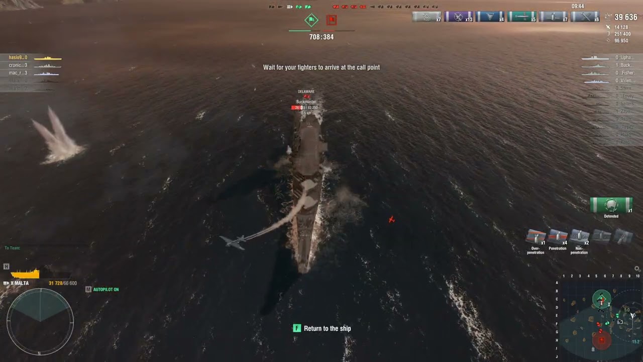 World of Warships 2025 Malta in action
