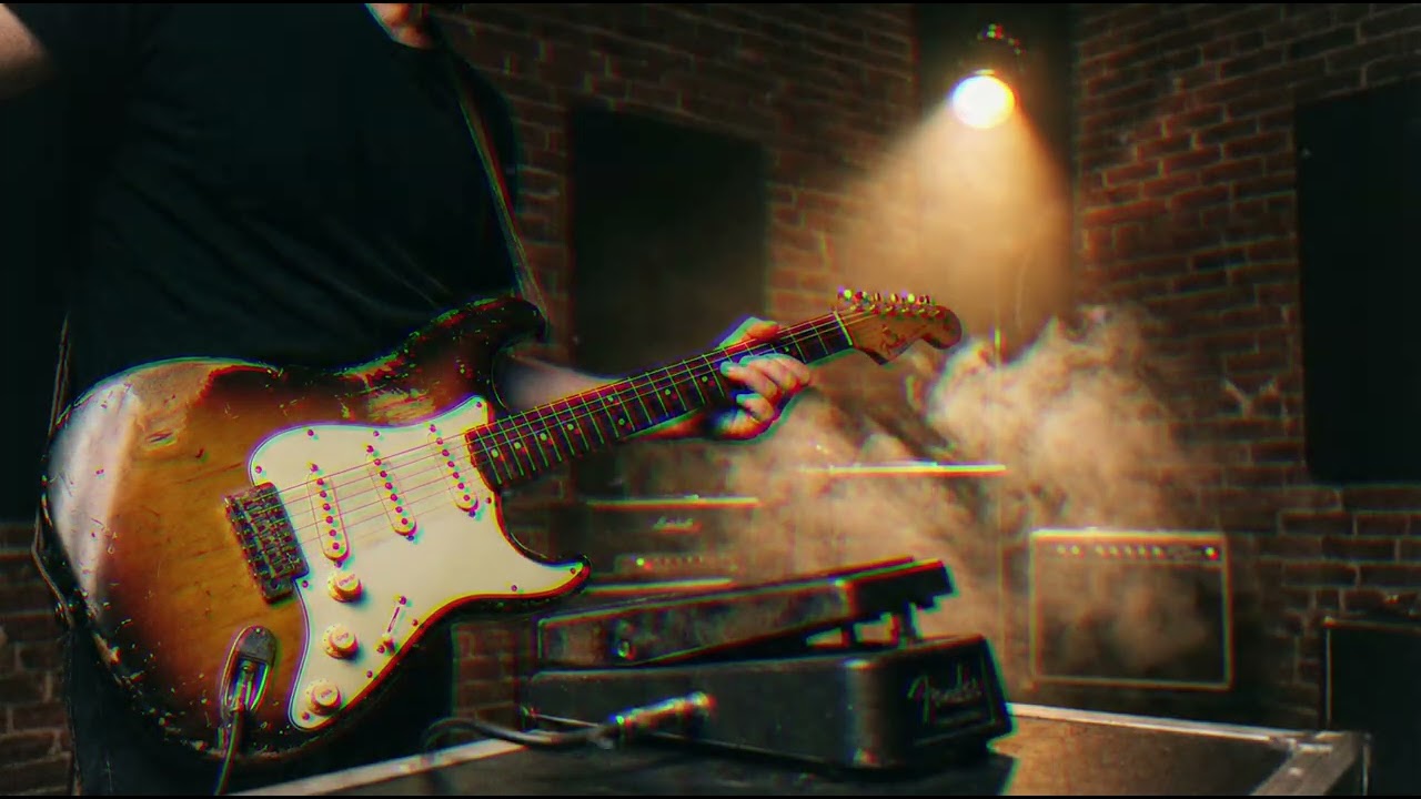 Slow Blues Rock Instrumental Backing – 1 Hour | Minor Key Blues