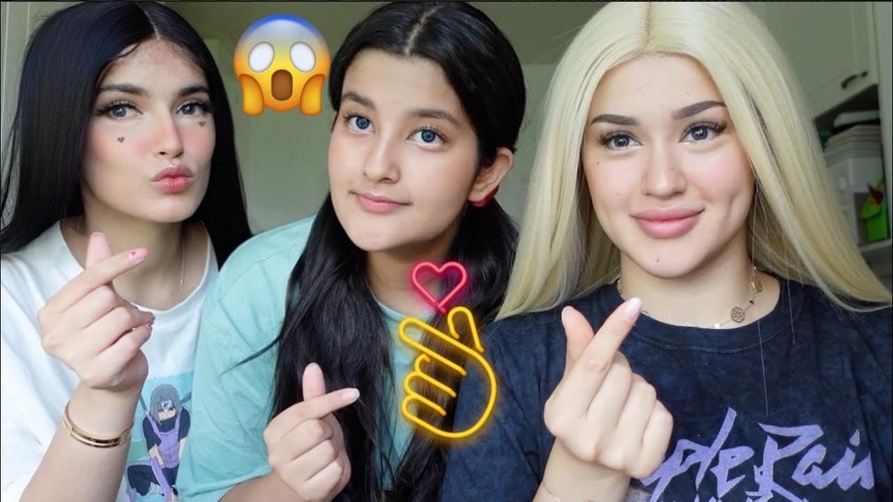تحولنا الى كوريات ليوم كامل مع اخواتي | صدمة😭✨