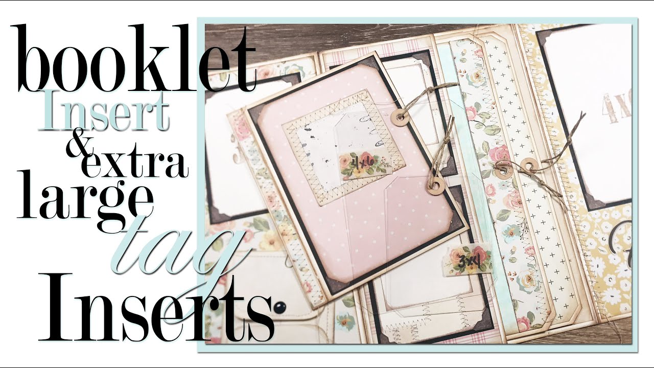 Booklet Storage Insert & Extra Large Tag Inserts