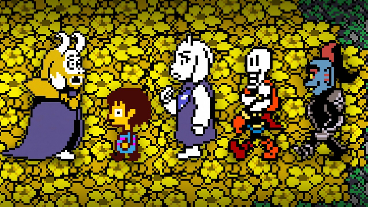 Undertale, но каждый босс преследует тебя.