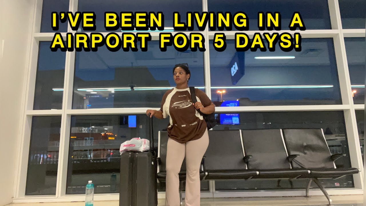 I’ve been LIVING in a AIRPORT for 5 days! A day in the life… (Part 4)