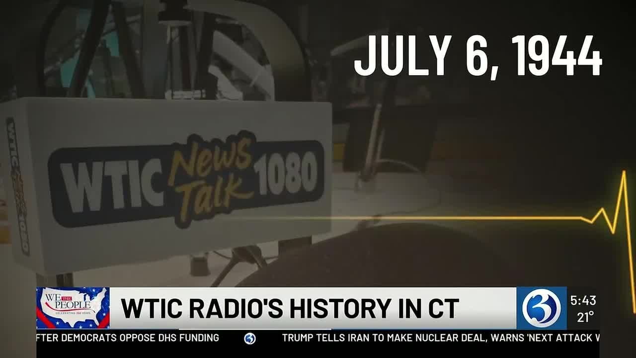 WTIC radio celebrates over 100 years broadcasting in Connecticut