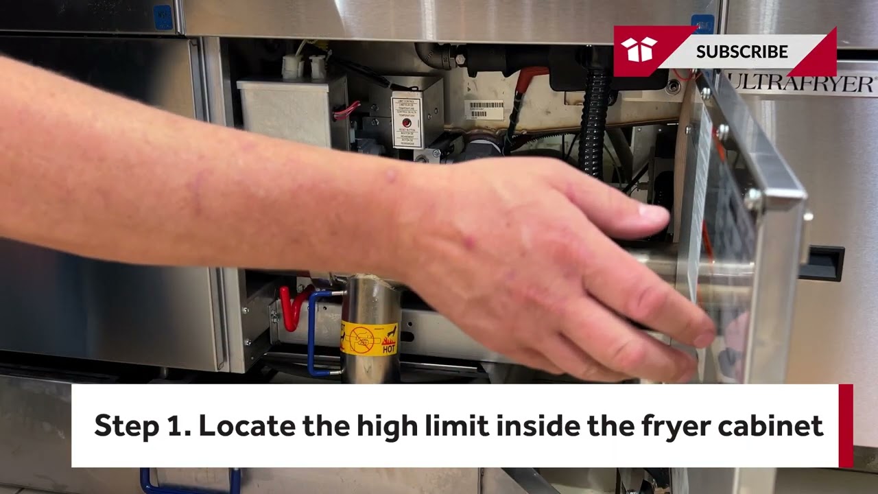 How to Reset an Ultrafryer Ultragold Fryer High Limit: 14, 18 & 20 Series
