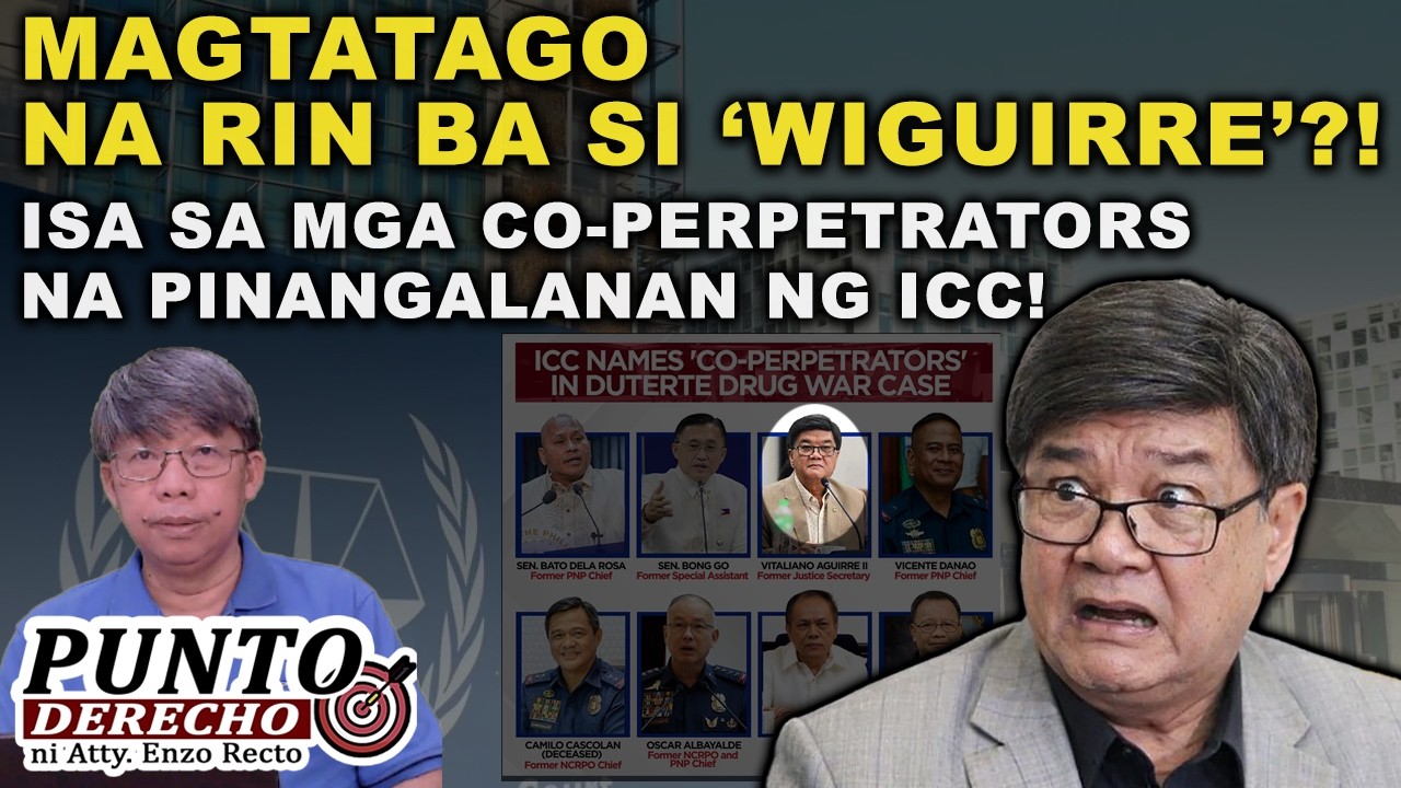 MAGTATAGO NA RIN BA SI ‘WIGUIRRE’?! ISA SA MGA CO-PERPETRATORS NA PINANGALANAN NG ICC!