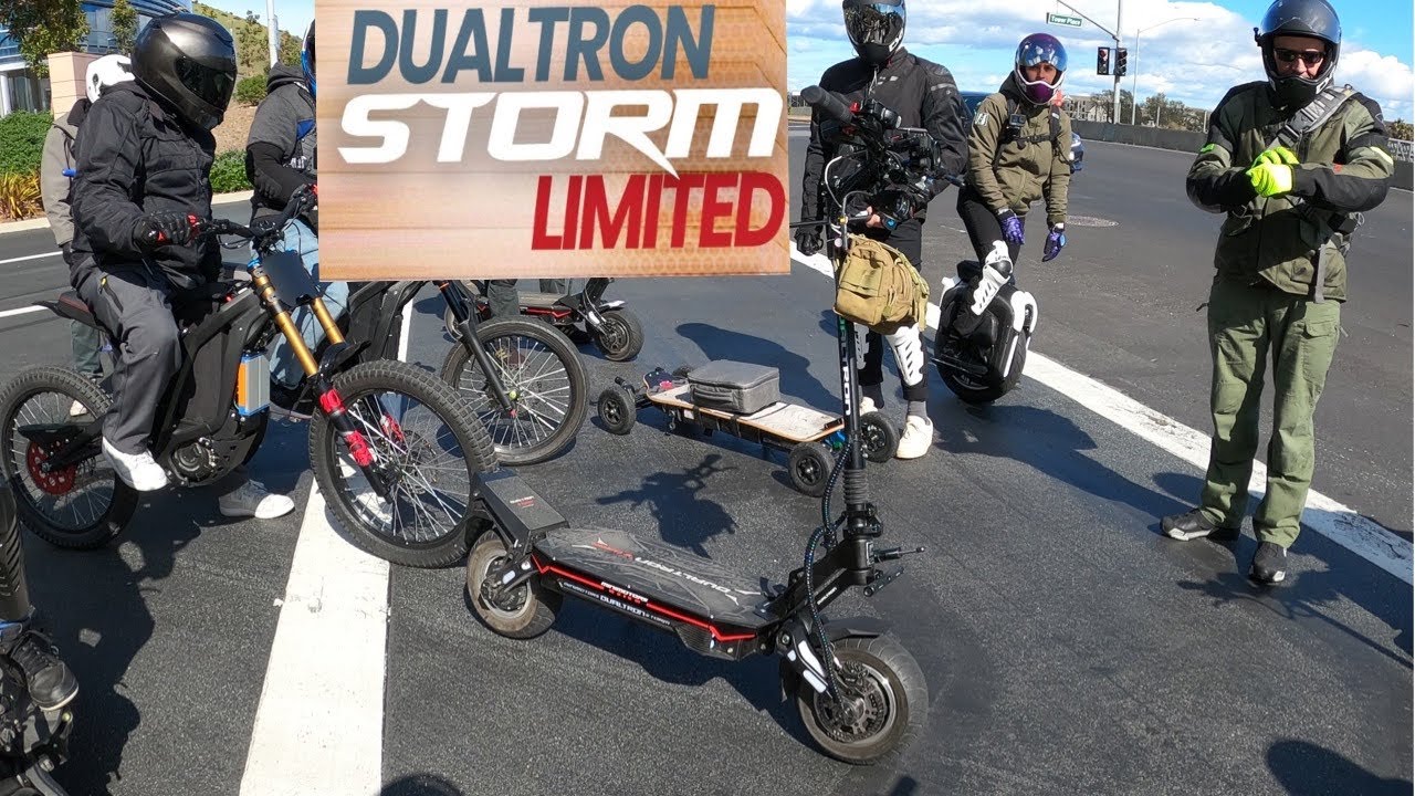 Electric Scooter Dualtron Storm Limited Top Speed Run!