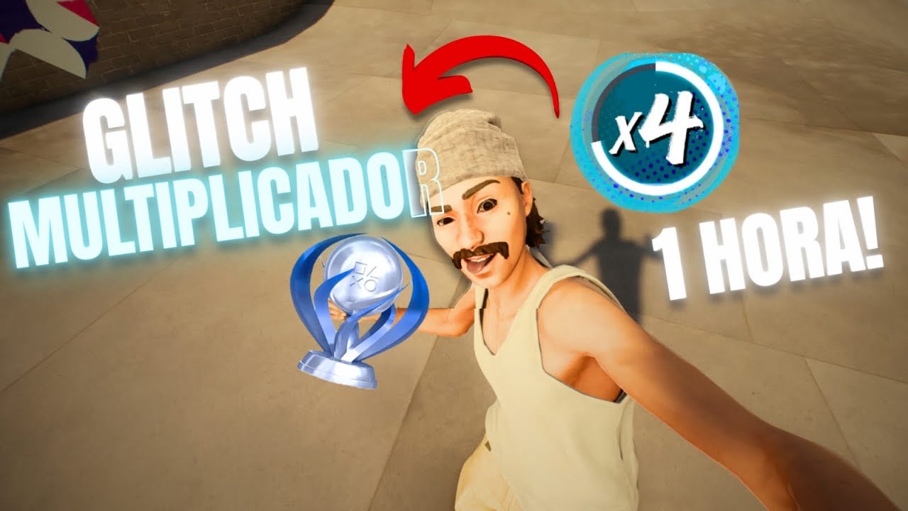 GLITCH PARA PEGAR TROFÉU 4x POR 1 HORA NO SKATE. !!!