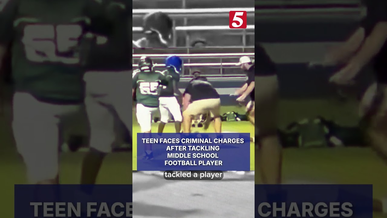 Tenn. teen faces criminal charges after tackling middle school football player