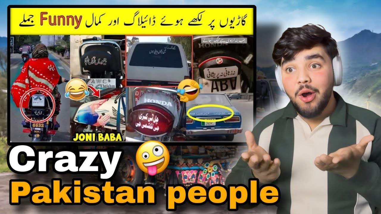 Funny poetry on vehicles 😝| crazy Pakistan people | sheri babu reactions 