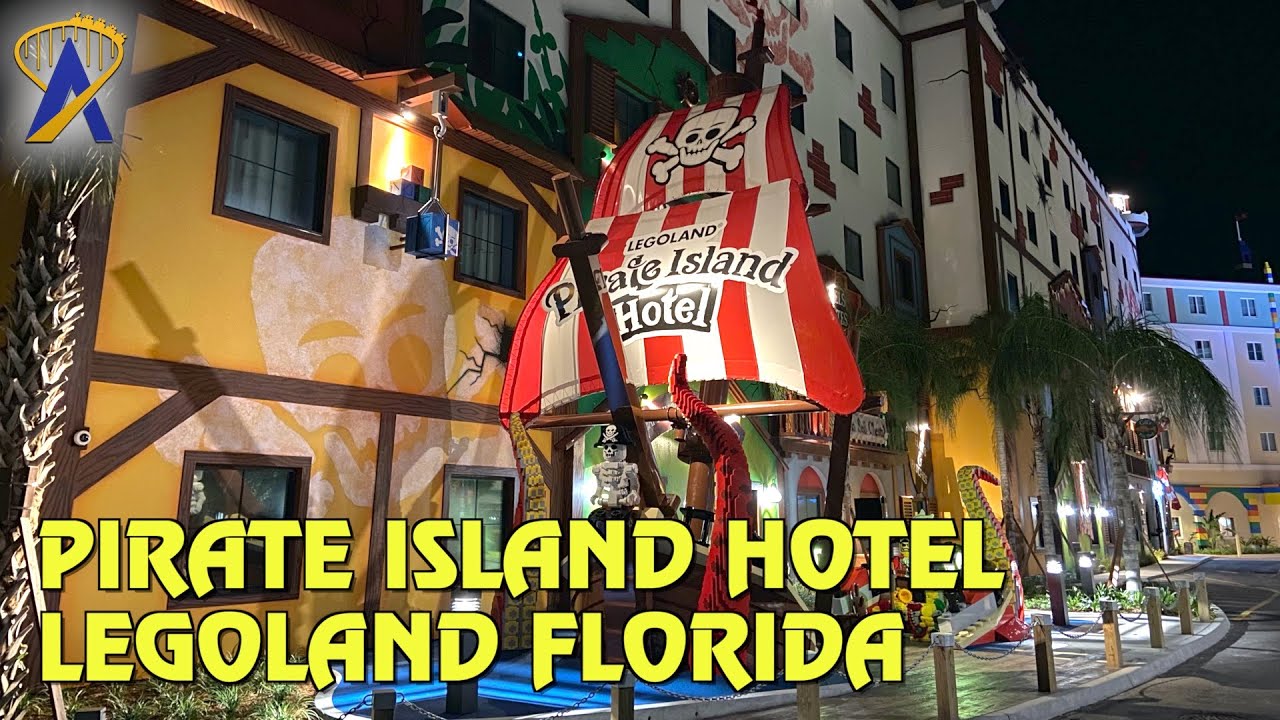 Staying in the Pirate Island Hotel at Legoland Florida Resort
