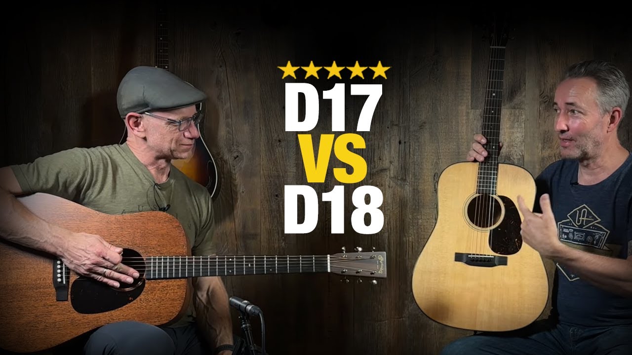 D17 vs D18 – Martin Acoustic Guitar Comparison