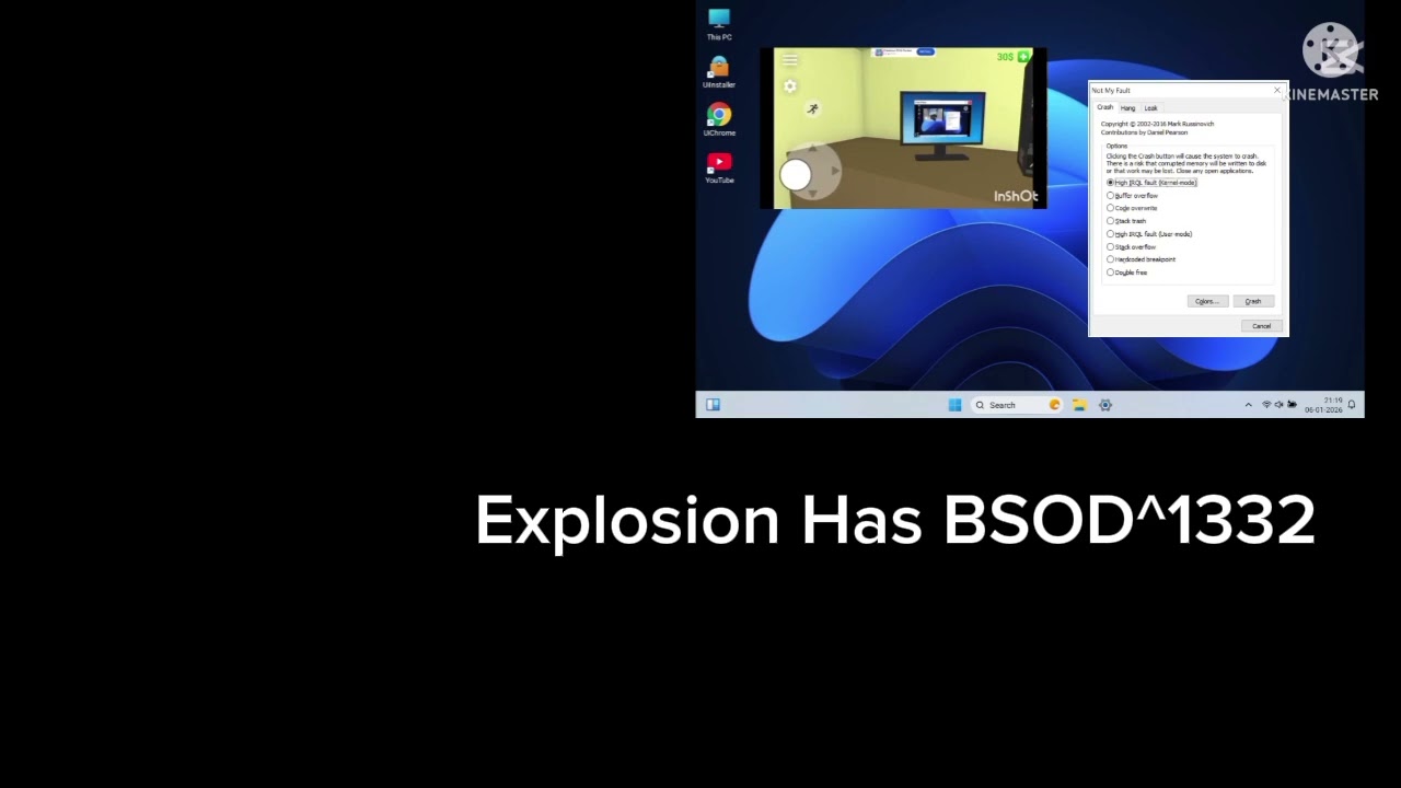 Explosion Has Bsod^1333