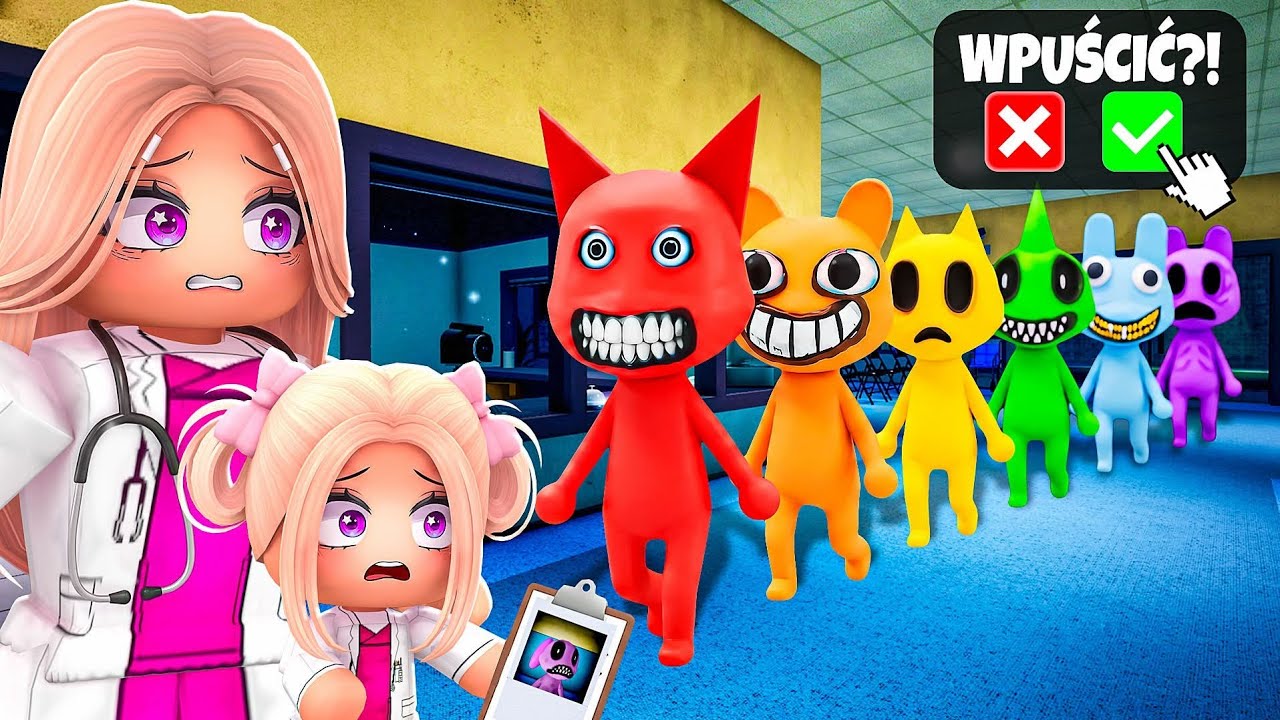 ANIMAL HOSPITAL, ale PRZYJMUJEMY TYLKO TĘCZOWYCH PACJENT&Oacute;W z MAŁĄ AMI w ROBLOX! 💚💙❤️