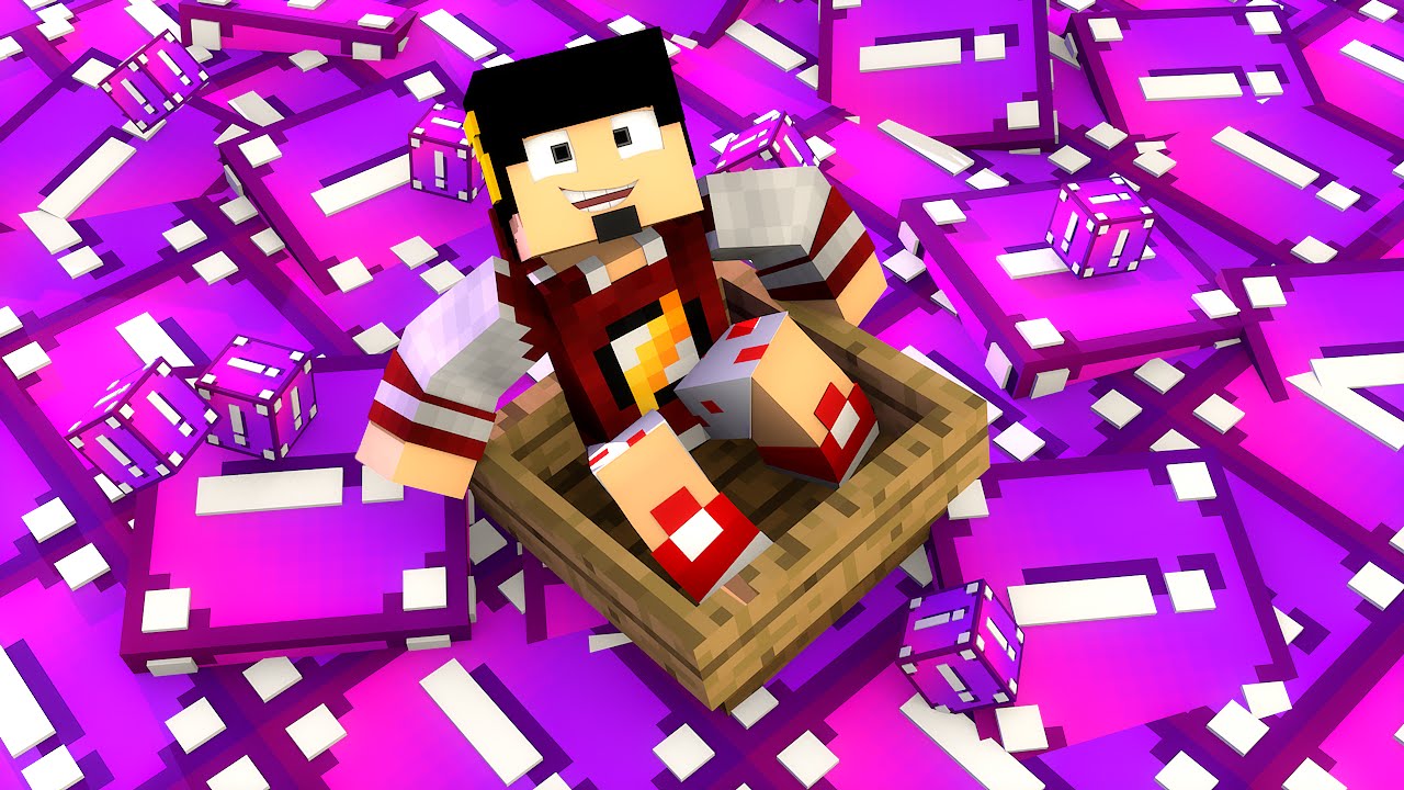 Minecraft: ESCADONA - LUCKY BLOCK ROXA ‹ AMENIC ›