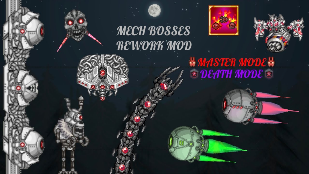 Mech Bosses Rework Mod (Master Death Mode)