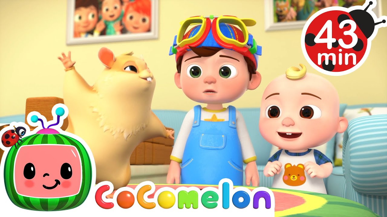 Jellybean the Hamster’s Great Race! 🐹🏁💨 + More | Cocomelon | Moonbug Kids - Animal Adventures