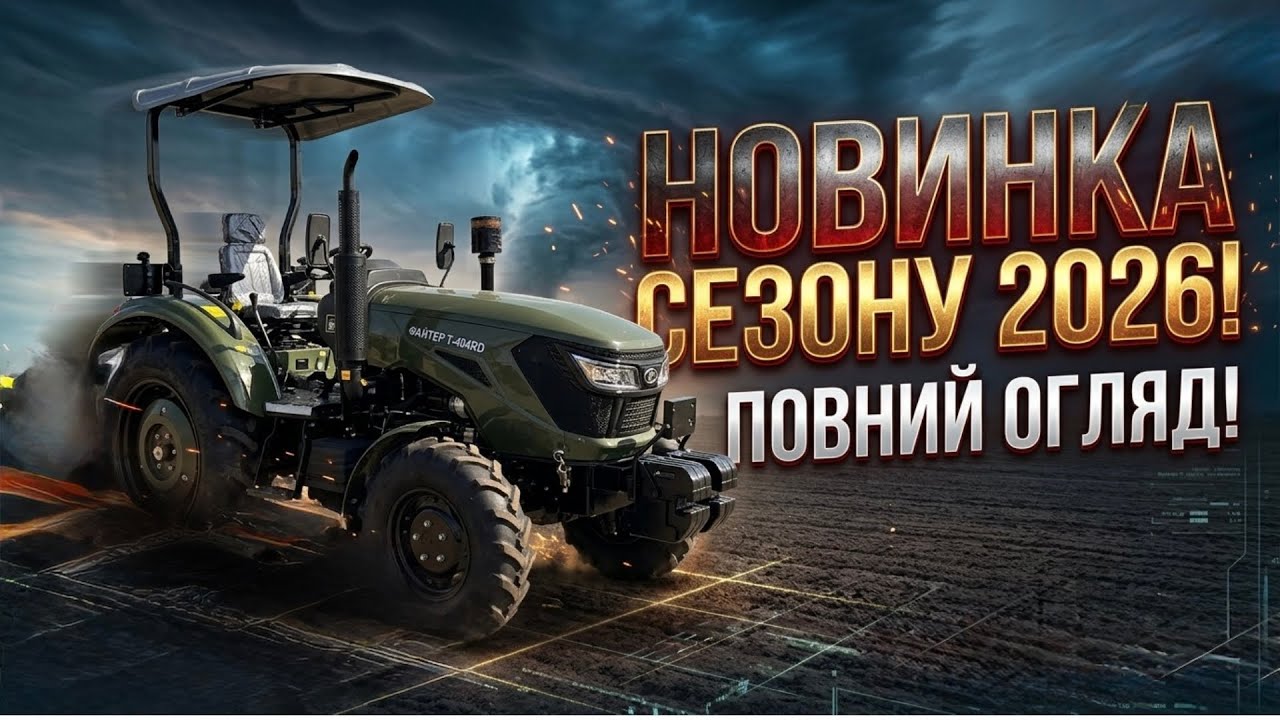 Чому цей мінітрактор ЗАБИРАЮТЬ ПЕРШИМ? Огляд Файтер Т-404RD