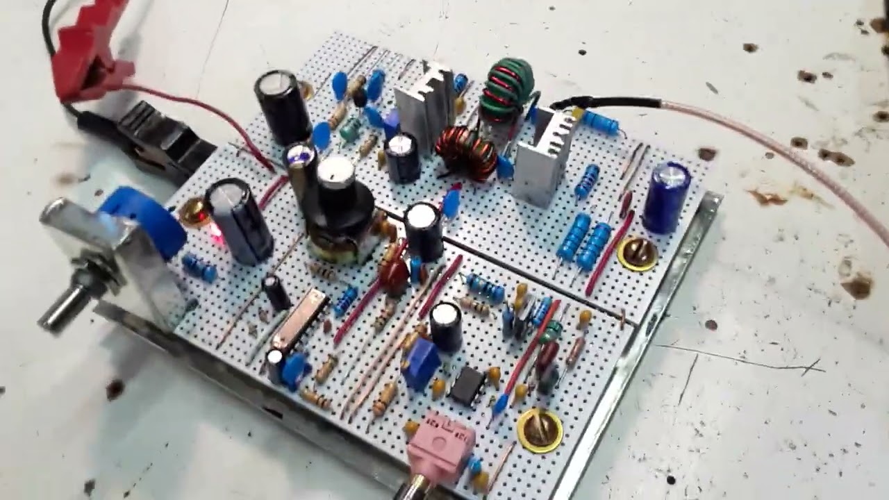 10W AM Transmitter w XR2206 schematic