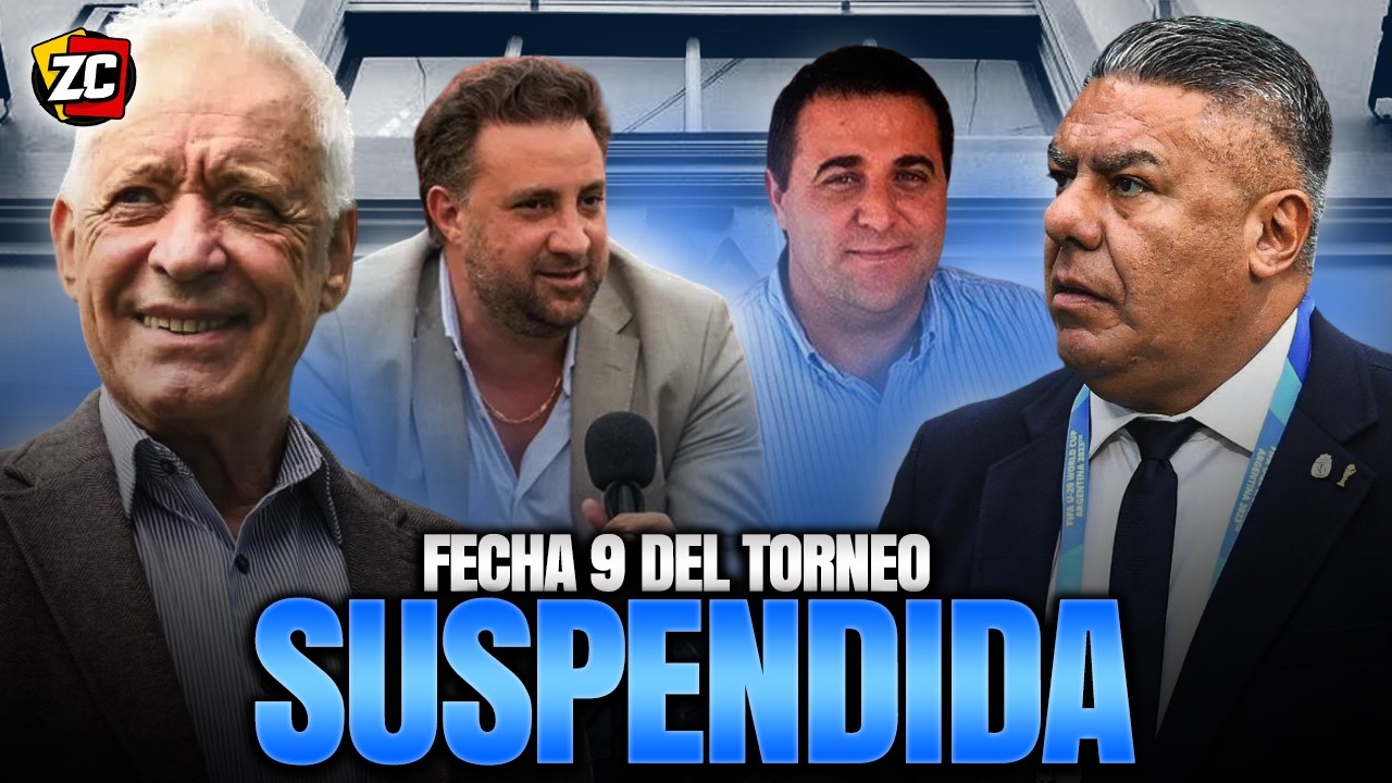 LA AFA SUSPENDIÓ LA FECHA 9 DEL TORNEO APERTURA - Tapia y Toviggino citados a DECLARAR por ARCA