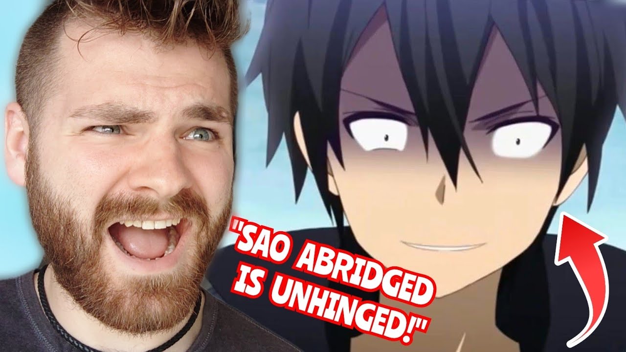WTF AM I WATCHING?!! | SWORD ART ONLINE ABRIDGED FUNNY MOMENTS | FIRST TIME REACTION!