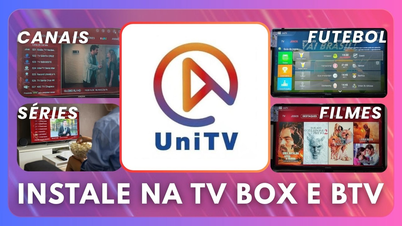 🔴 UNITV | COMO BAIXAR E INSTALAR UNITV NA ANDROID TV E TV BOX