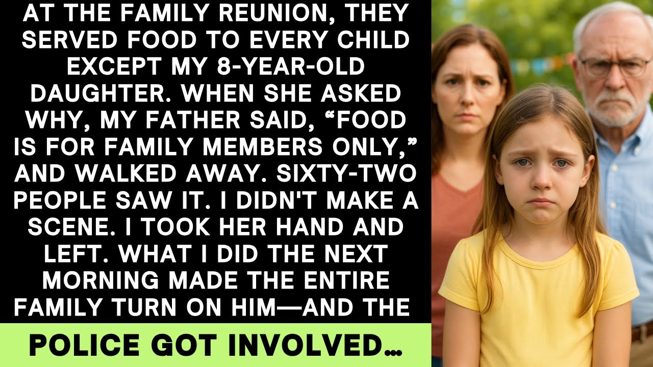 62 родственника наблюдали, как мой отец несправедливо обращался с моей дочерью. То, что произошло...