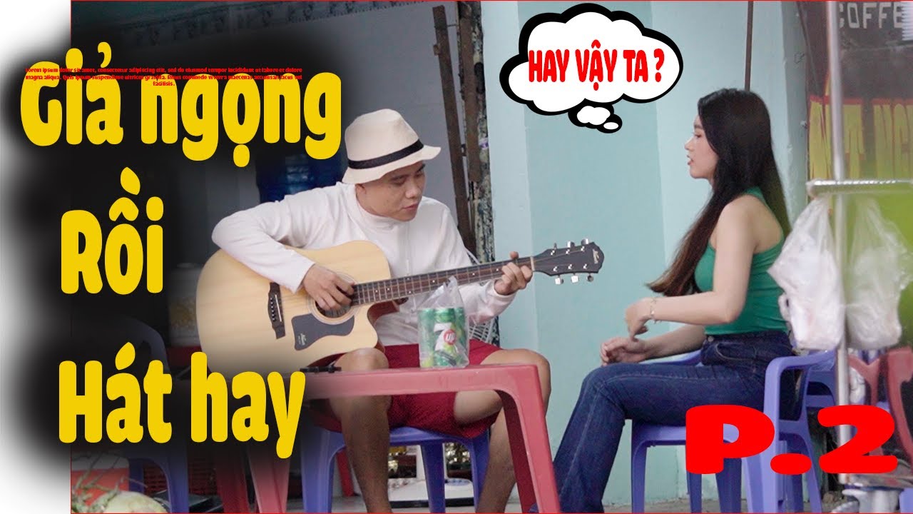 Giả Ngọng Rồi Hát Hay Em Nhân Viên Bán Nước Mía Rụng Trứng (p2) | Vĩnh Vui Vẻ.