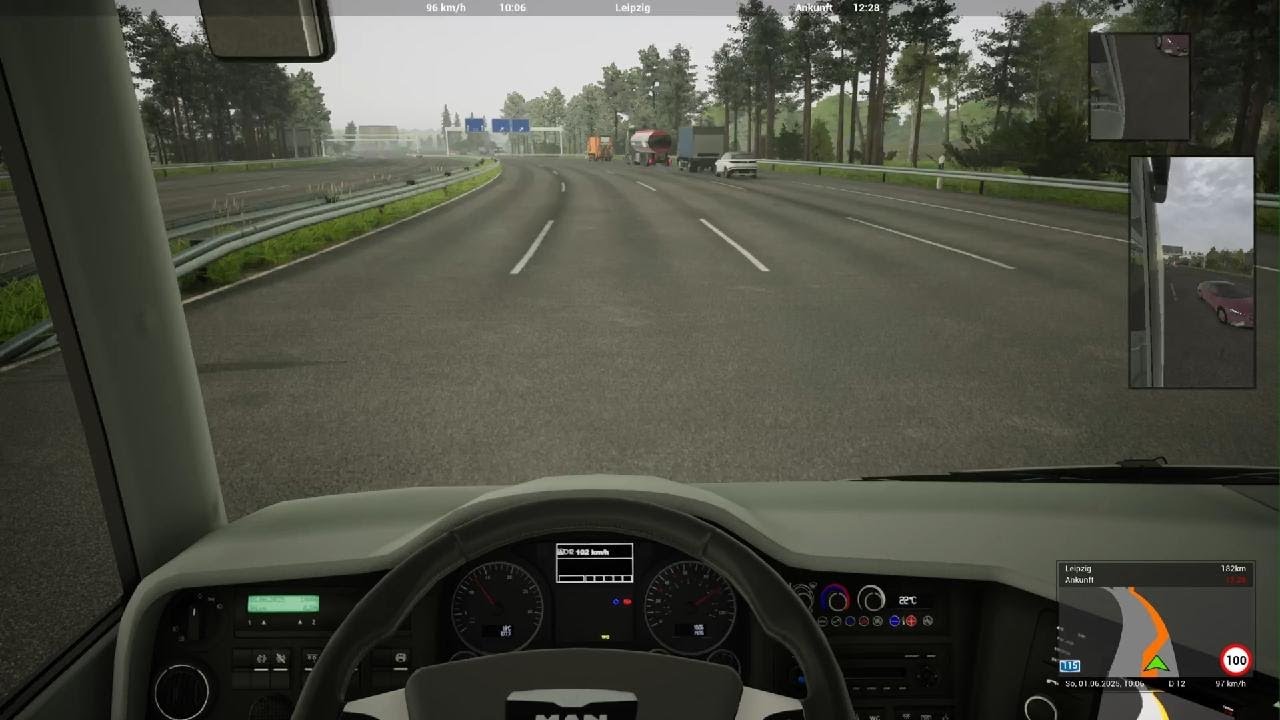 Ich spiele Fernbus Simulator
