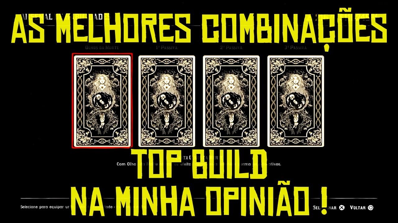 AS MELHORES COMBINAÇÕES DE CARTAS DE HABILIDADES | RED DEAD ONLINE