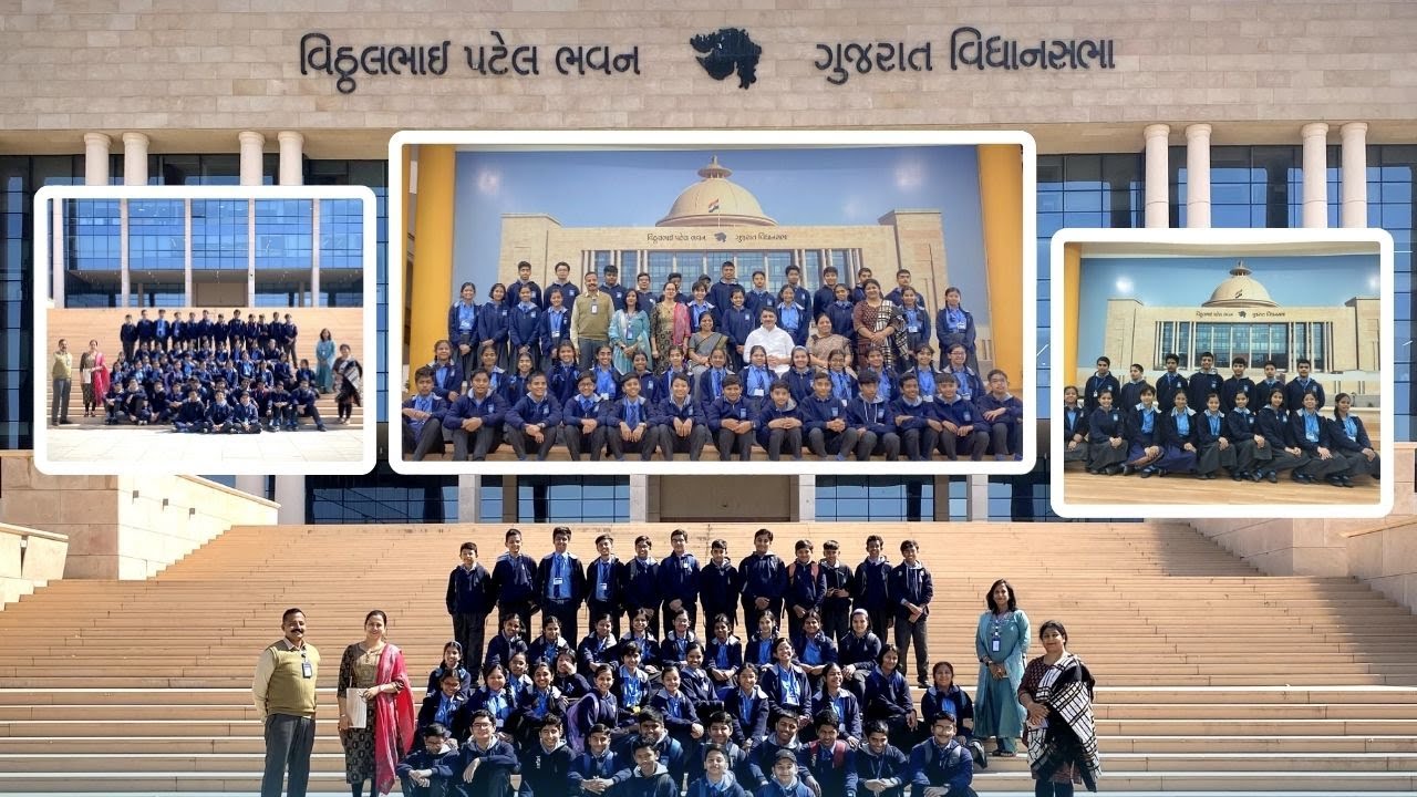 🏫 Air Force School Gandhinagar Visits Gujarat Vidhansabha