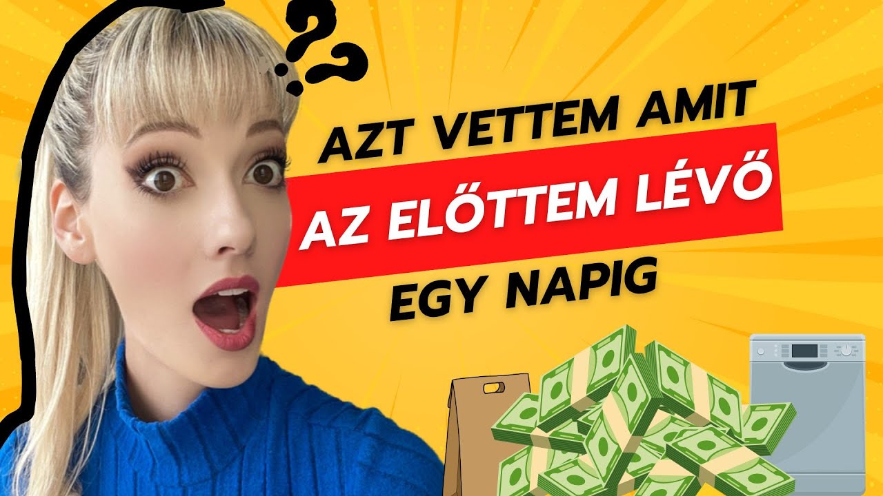Azt VETTEM amit az ELŐTTEM LÉVŐK!😱 (nem hiszed el végül miket vettem..) | #tiktok #fanniburjan