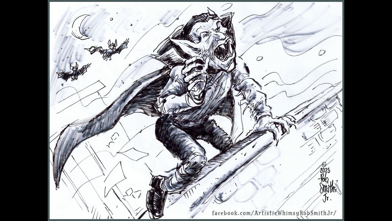Ha-Ba-Da-Bee - Live Drawing! Making it up as I draw!