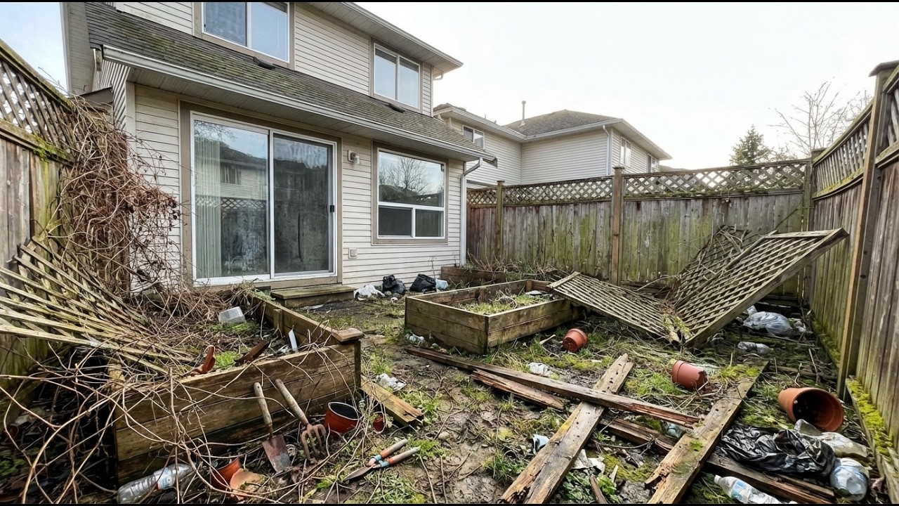 Collapsed Backyard Garden Restoration